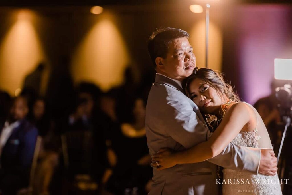 Father daughter dance wedding reception